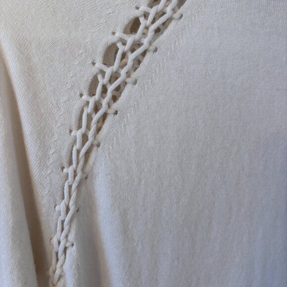 Malorri Stitch Insert Long Sleeve Midi Sweater Dress - Picture 6 of 11